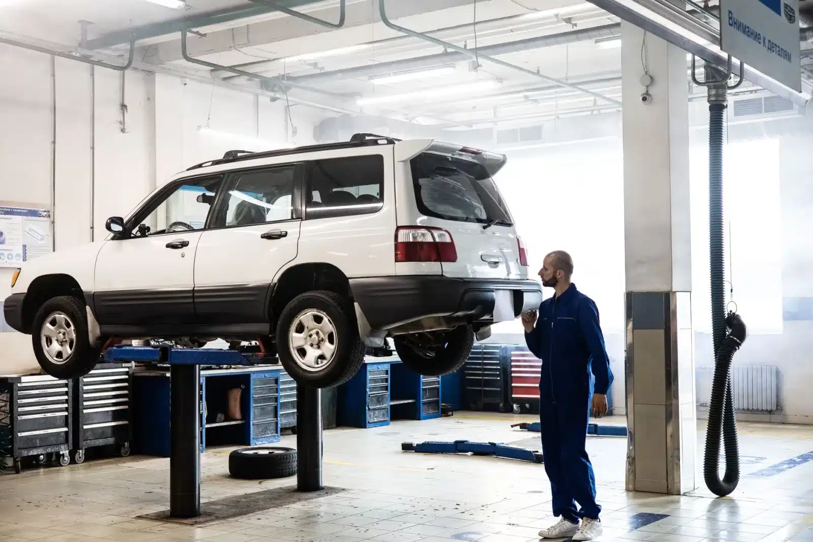 Contrôle technique d'une voiture d'occasion importée avec test d'émissions CO₂